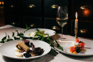 Jantar romântico em Paris